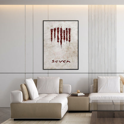 Flex Designs Poster Seven Sins 5 x 7" Home Goods - Movie 1995 Movie Poster