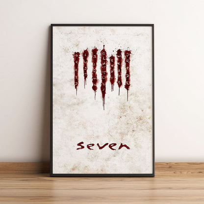 Flex Designs Poster Seven Sins 5 x 7" Home Goods - Movie 1995 Movie Poster