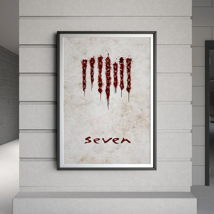 Flex Designs Poster Seven Sins 8 x 10" Home Goods - Movie 1995 Movie Poster