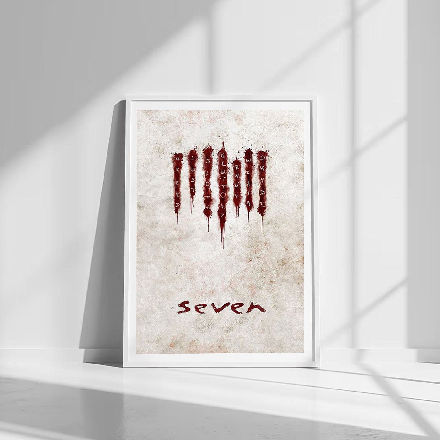 Flex Designs Poster Seven Sins 8 x 10" Home Goods - Movie 1995 Movie Poster