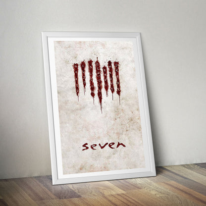 Flex Designs Poster Seven Sins 8 x 10" Home Goods - Movie 1995 Movie Poster