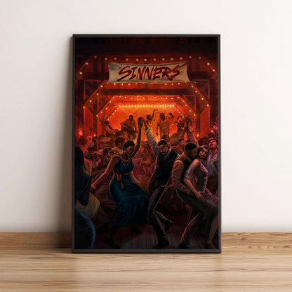 Flex Designs Poster Sinners Cartoon 5 x 7" Home Goods - Movie 1995 Movie Poster