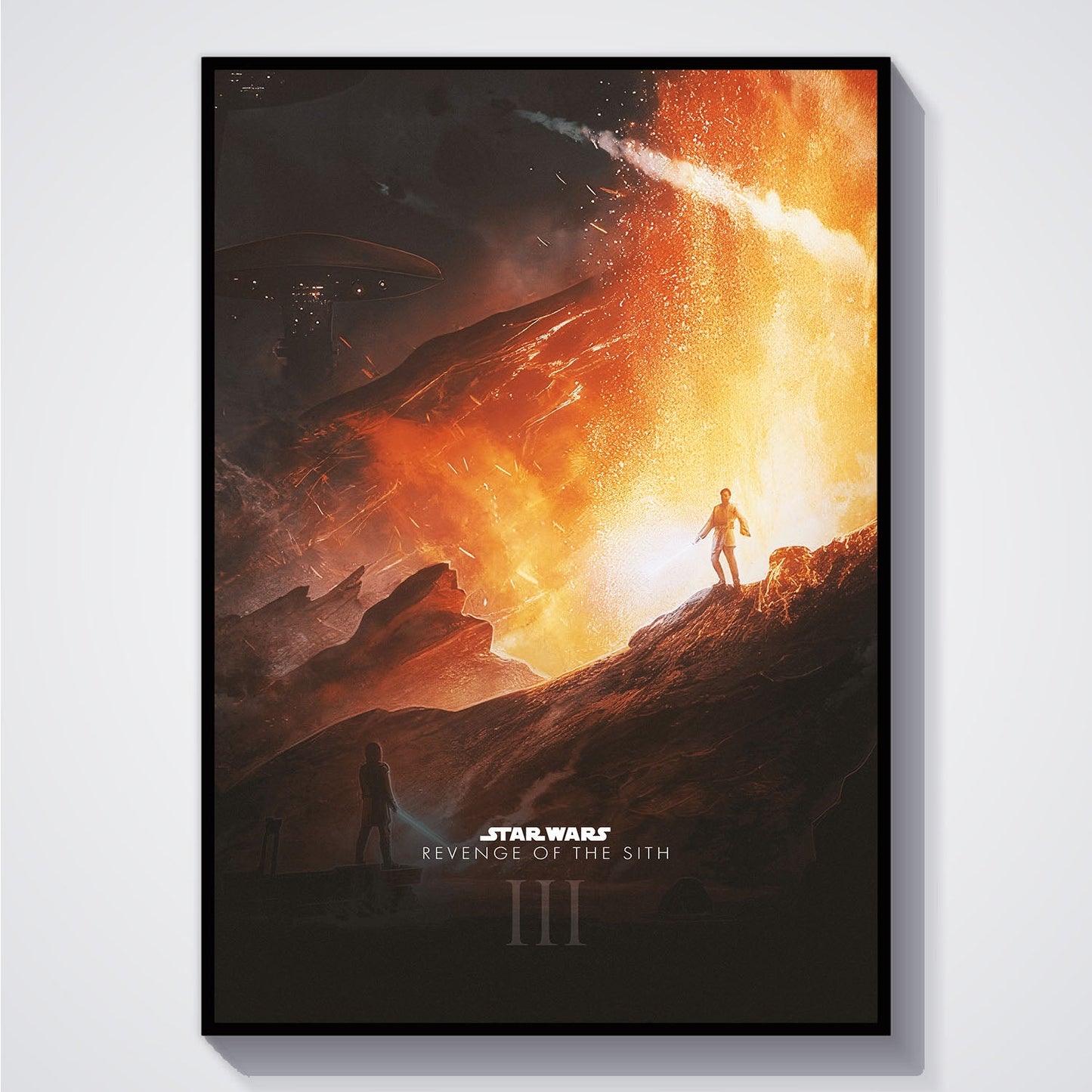 Flex Designs Poster Star Wars Episode III Revenge of the Sith Cartoon 5 x 7" Home Goods - Movie 2005 Movie Poster