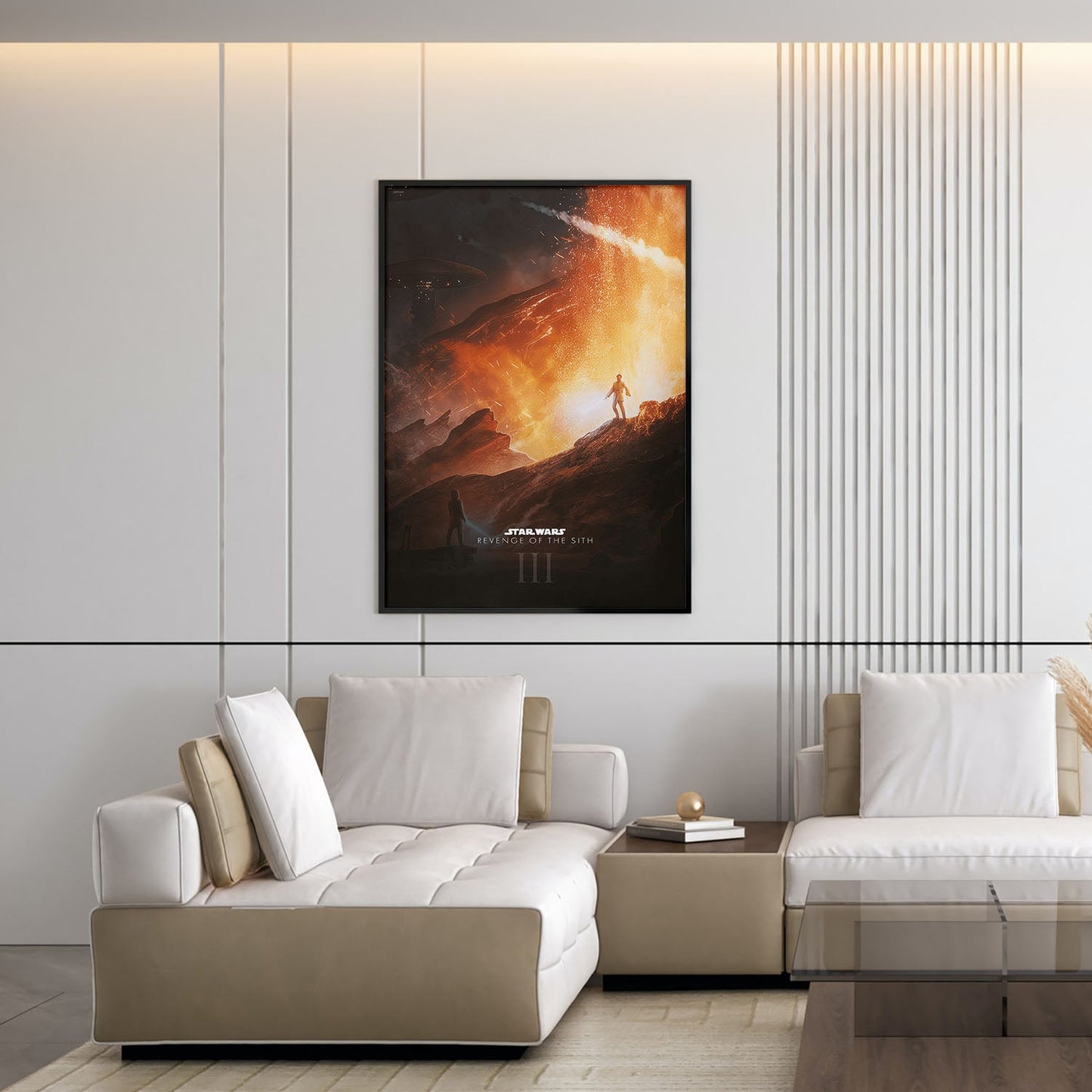 Flex Designs Poster Star Wars Episode III Revenge of the Sith Cartoon 5 x 7" Home Goods - Movie 2005 Movie Poster