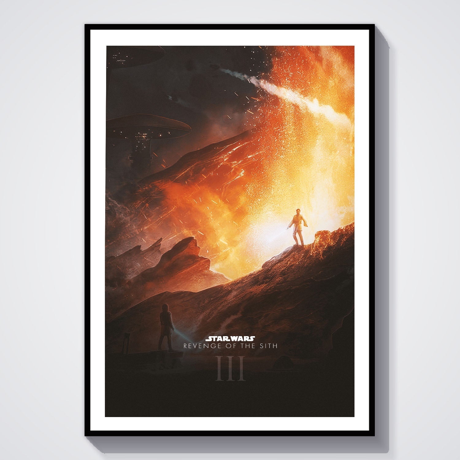 Flex Designs Poster Star Wars Episode III Revenge of the Sith Cartoon 8 x 10" Home Goods - Movie 2005 Movie Poster