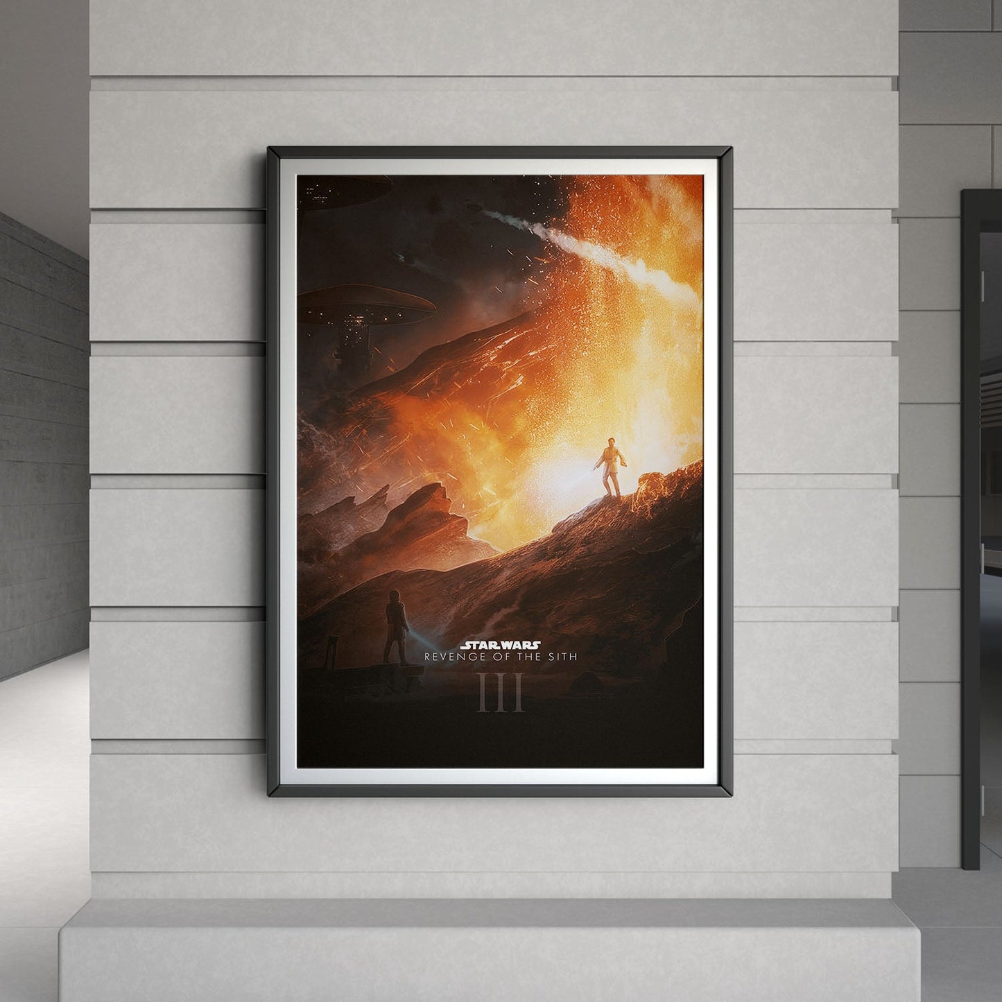 Flex Designs Poster Star Wars Episode III Revenge of the Sith Cartoon 8 x 10" Home Goods - Movie 2005 Movie Poster