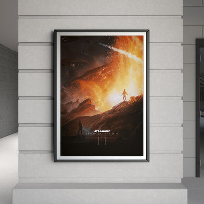 Flex Designs Poster Star Wars Episode III Revenge of the Sith Cartoon 8 x 10" Home Goods - Movie 2005 Movie Poster