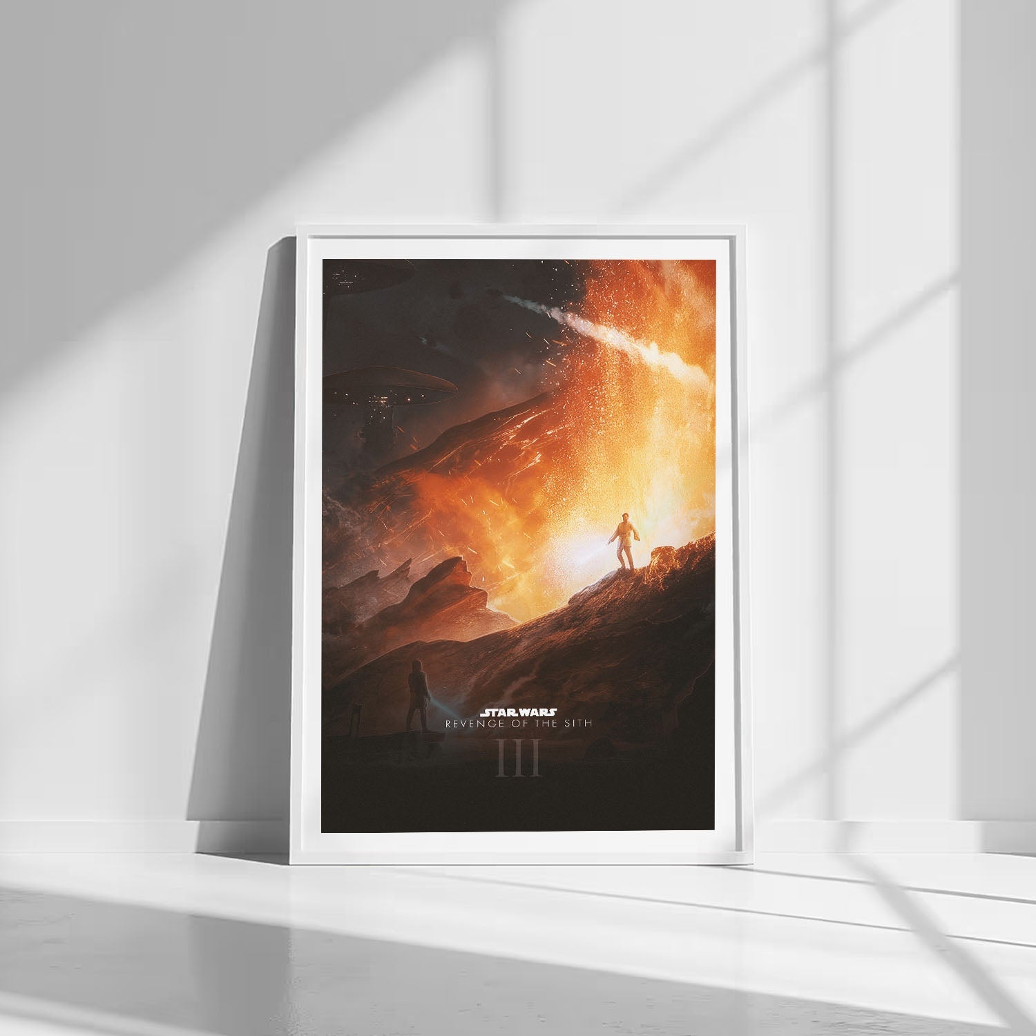 Flex Designs Poster Star Wars Episode III Revenge of the Sith Cartoon 8 x 10" Home Goods - Movie 2005 Movie Poster