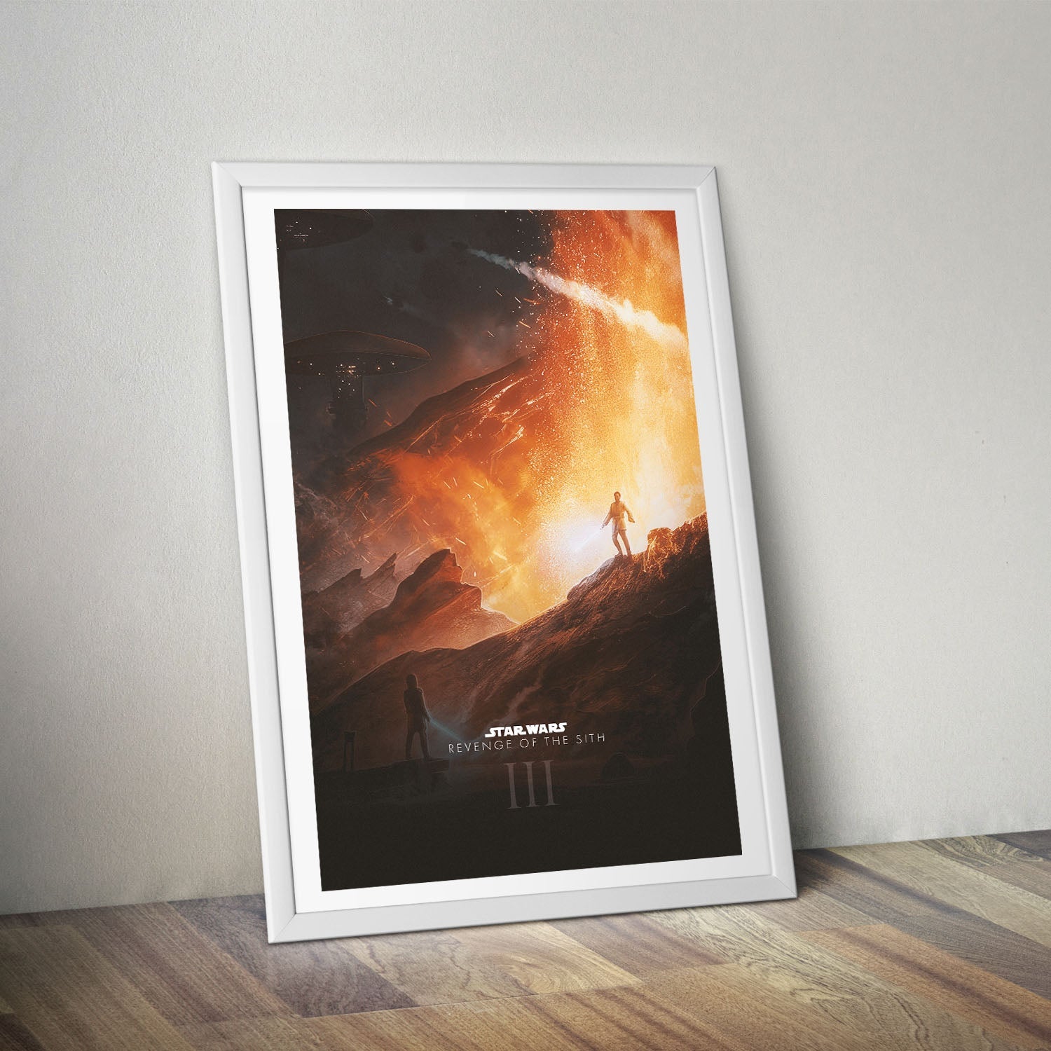 Flex Designs Poster Star Wars Episode III Revenge of the Sith Cartoon 8 x 10" Home Goods - Movie 2005 Movie Poster