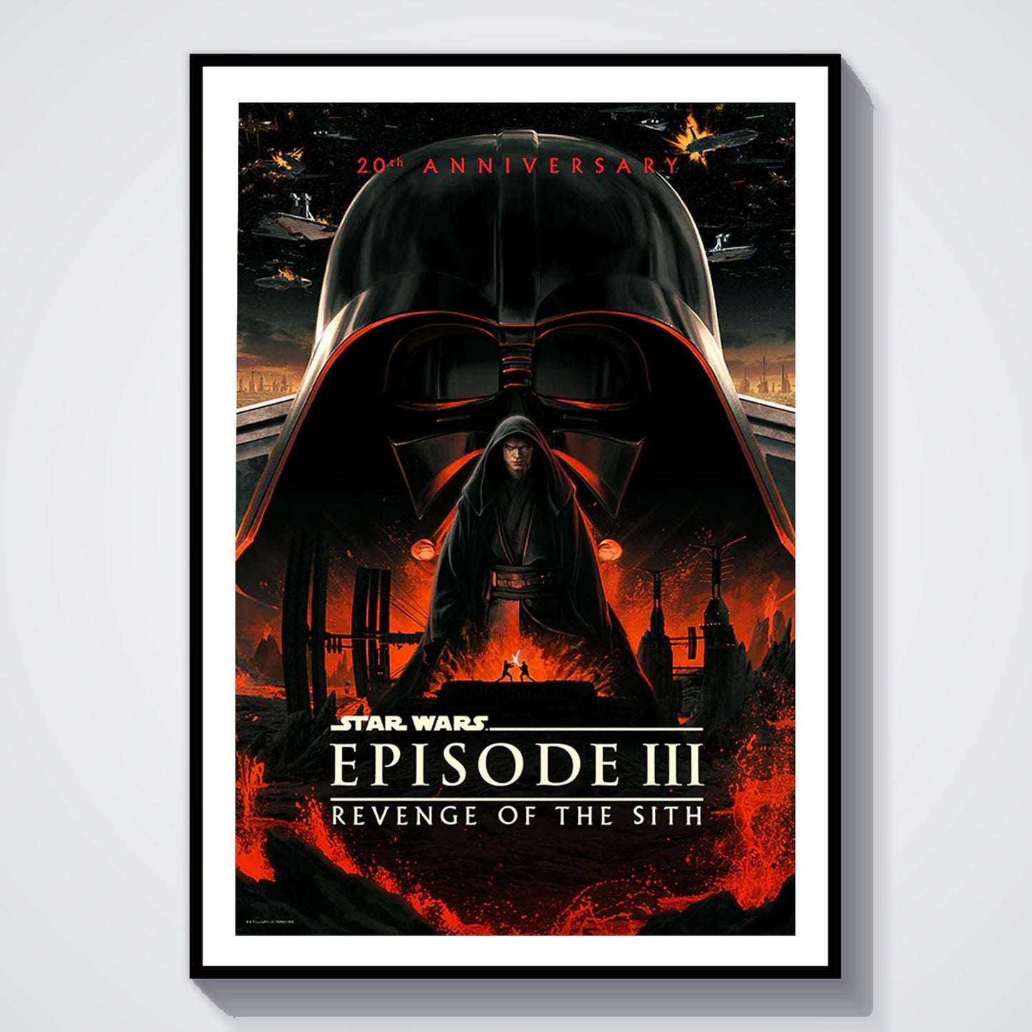 Flex Designs Poster Star Wars Episode III Revenge of the Sith Final 8 x 10" Home Goods - Movie 2005 Movie Poster