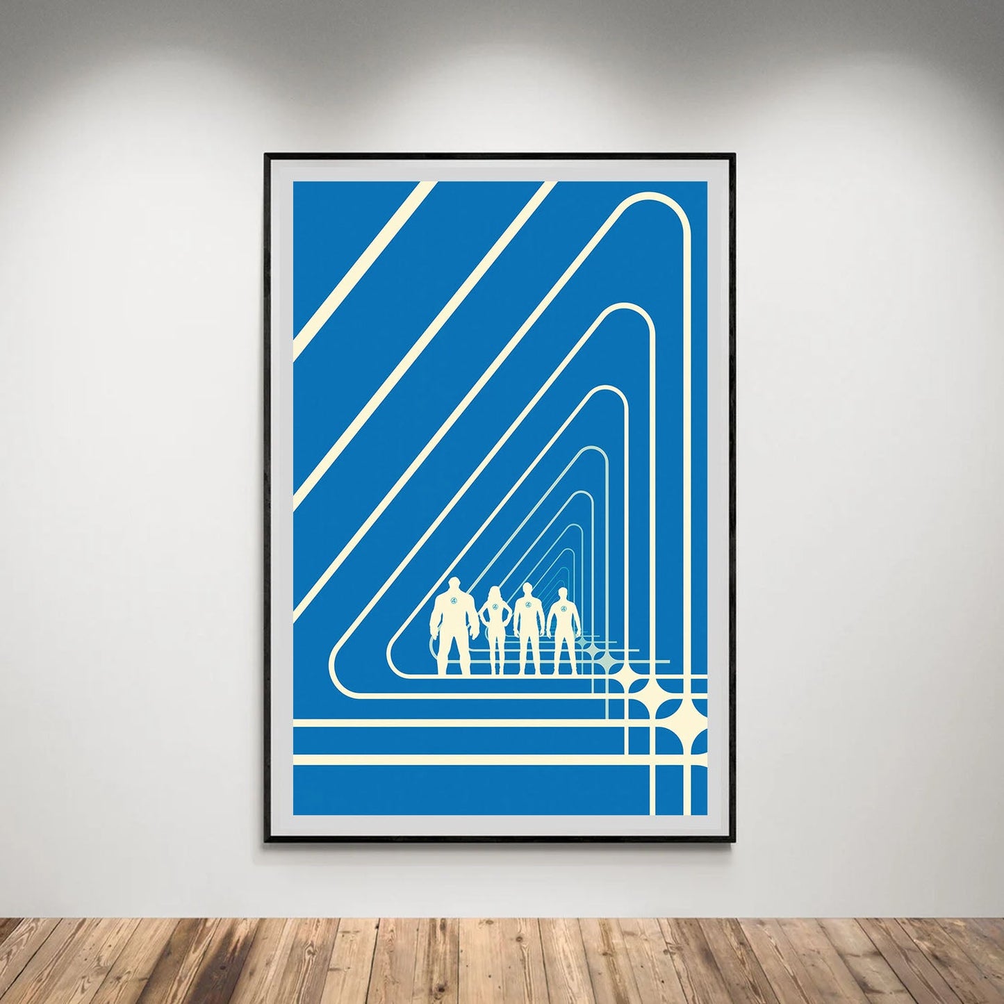 Flex Designs Poster The Fantastic Four First Steps Minimalist 5 x 7" Home Goods - Movie 2025 Movie Poster