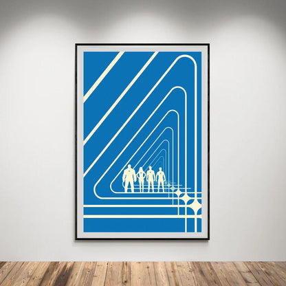 Flex Designs Poster The Fantastic Four First Steps Minimalist 5 x 7" Home Goods - Movie 2025 Movie Poster