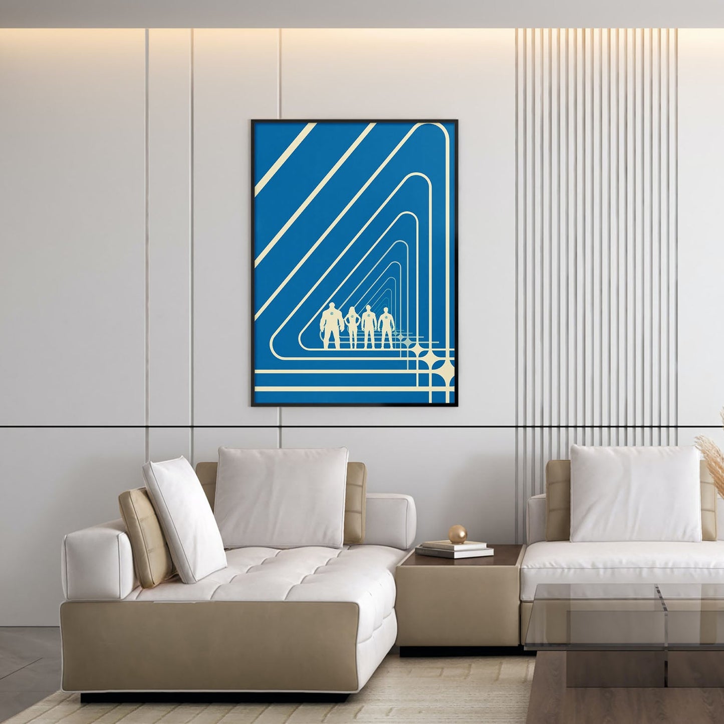 Flex Designs Poster The Fantastic Four First Steps Minimalist 5 x 7" Home Goods - Movie 2025 Movie Poster