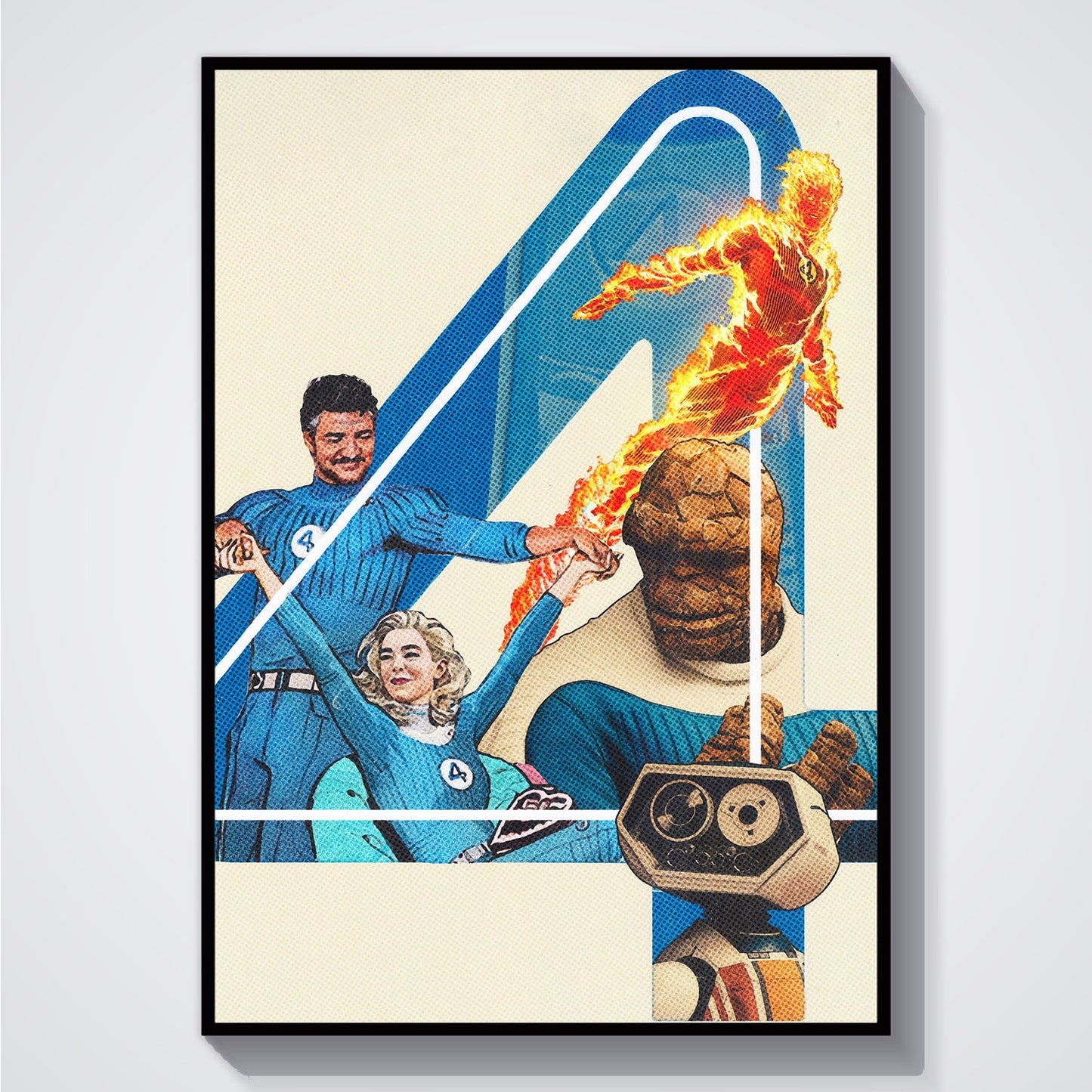 Flex Designs Poster The Fantastic Four First Steps Teaser 5 x 7" Home Goods - Movie 2025 Movie Poster