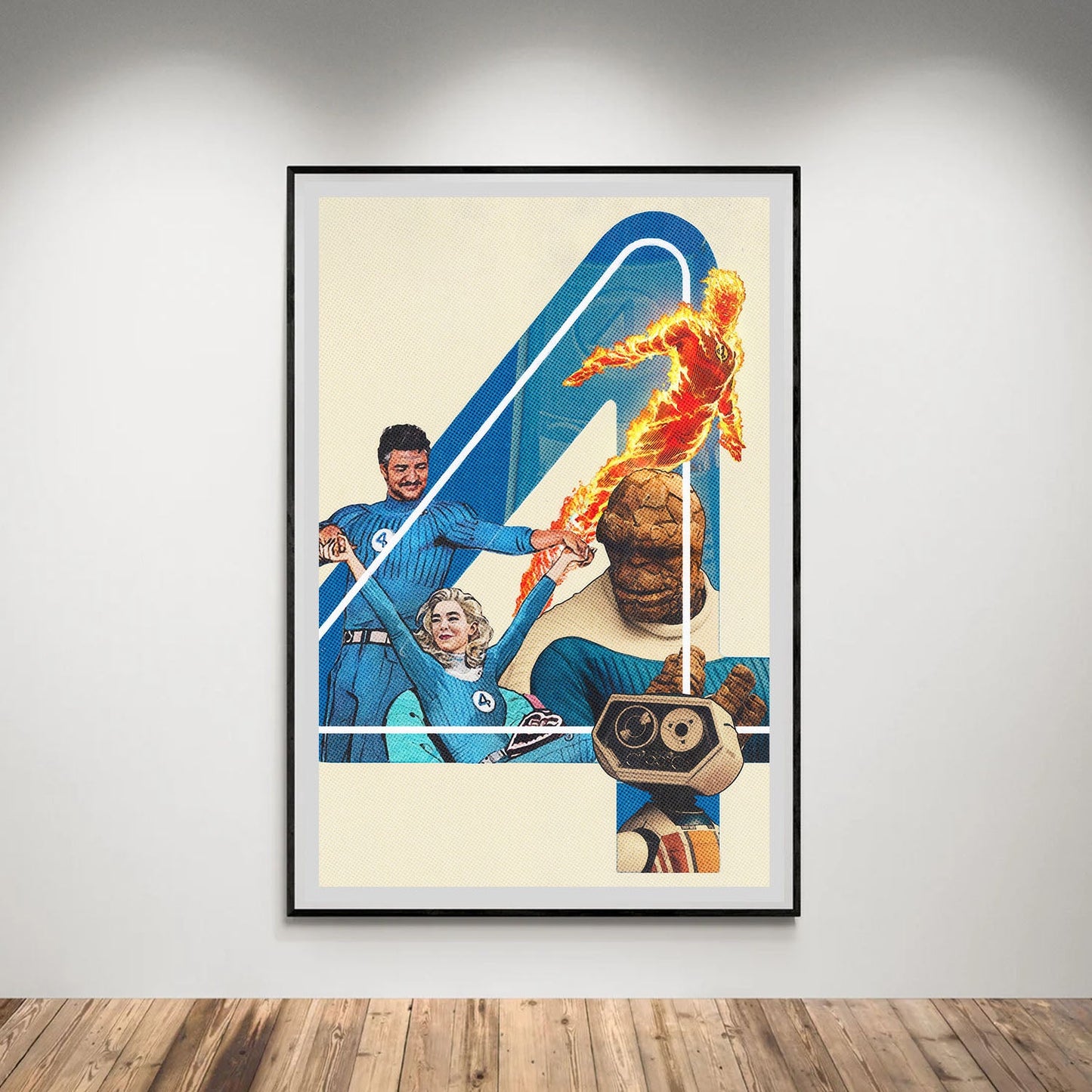 Flex Designs Poster The Fantastic Four First Steps Teaser 5 x 7" Home Goods - Movie 2025 Movie Poster