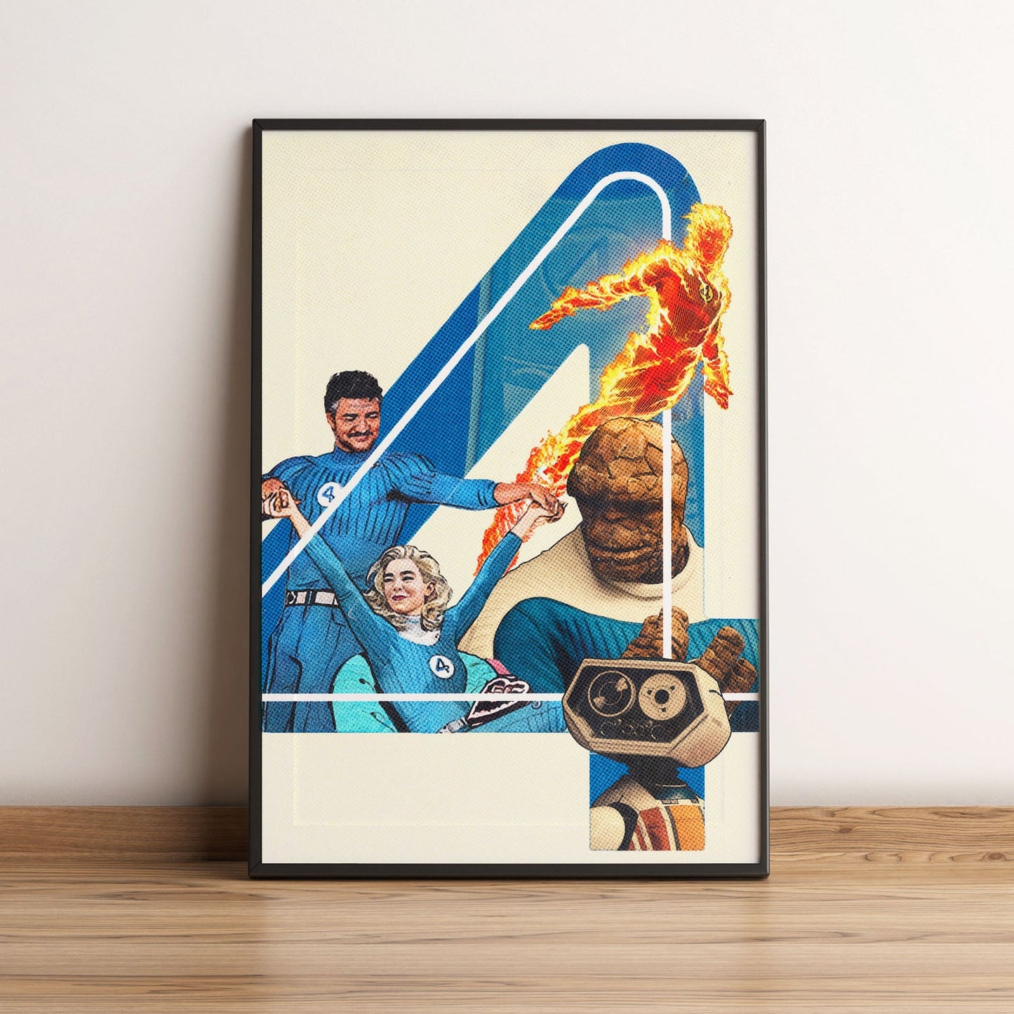 Flex Designs Poster The Fantastic Four First Steps Teaser 5 x 7" Home Goods - Movie 2025 Movie Poster