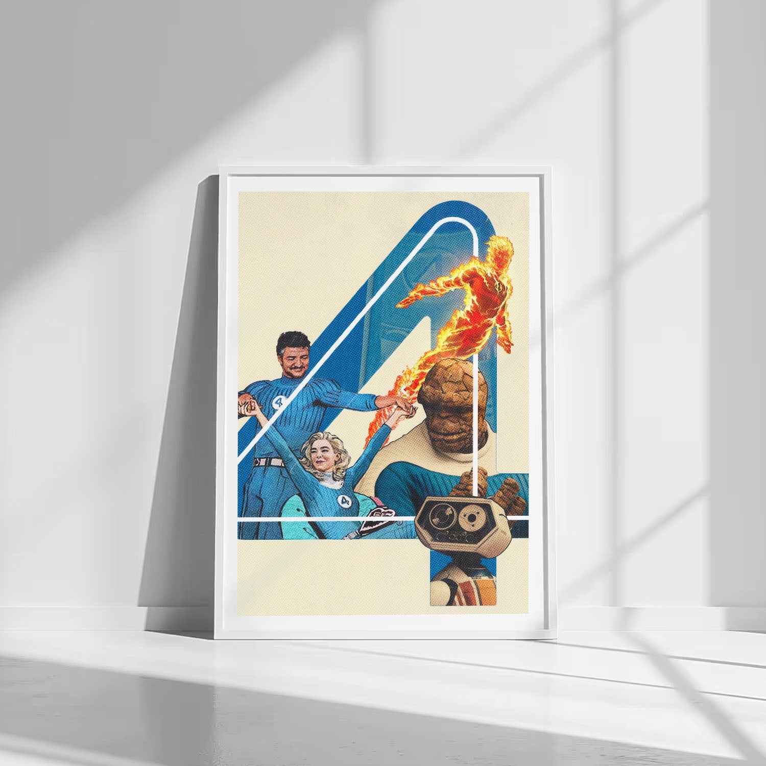 Flex Designs Poster The Fantastic Four First Steps Teaser 8 x 10" Home Goods - Movie 2025 Movie Poster