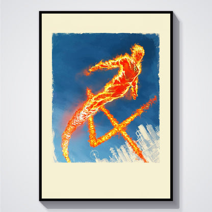 Flex Designs Poster The Fantastic Four- First Steps 5 x 7" Home Goods - Movie 2025 Movie Poster