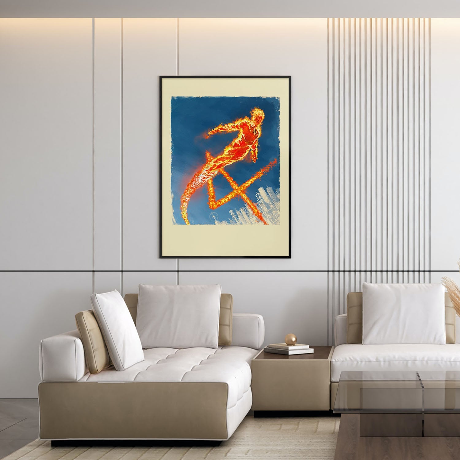 Flex Designs Poster The Fantastic Four- First Steps 5 x 7" Home Goods - Movie 2025 Movie Poster