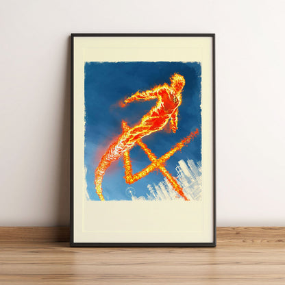 Flex Designs Poster The Fantastic Four- First Steps 5 x 7" Home Goods - Movie 2025 Movie Poster