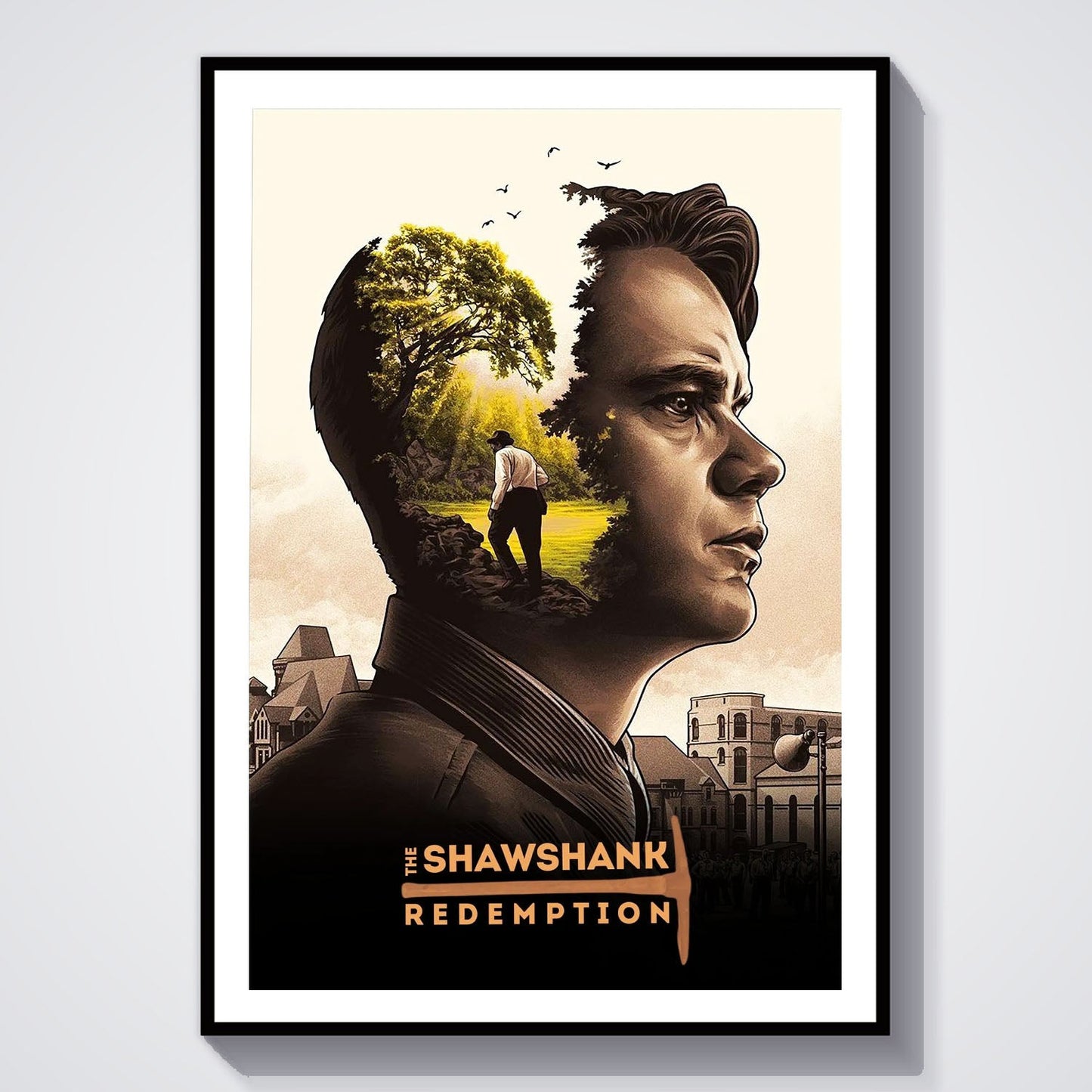 Flex Designs Poster The Shawshank Redemption Alternate 8 x 10" Home Goods - Movie 1994 Movie Poster