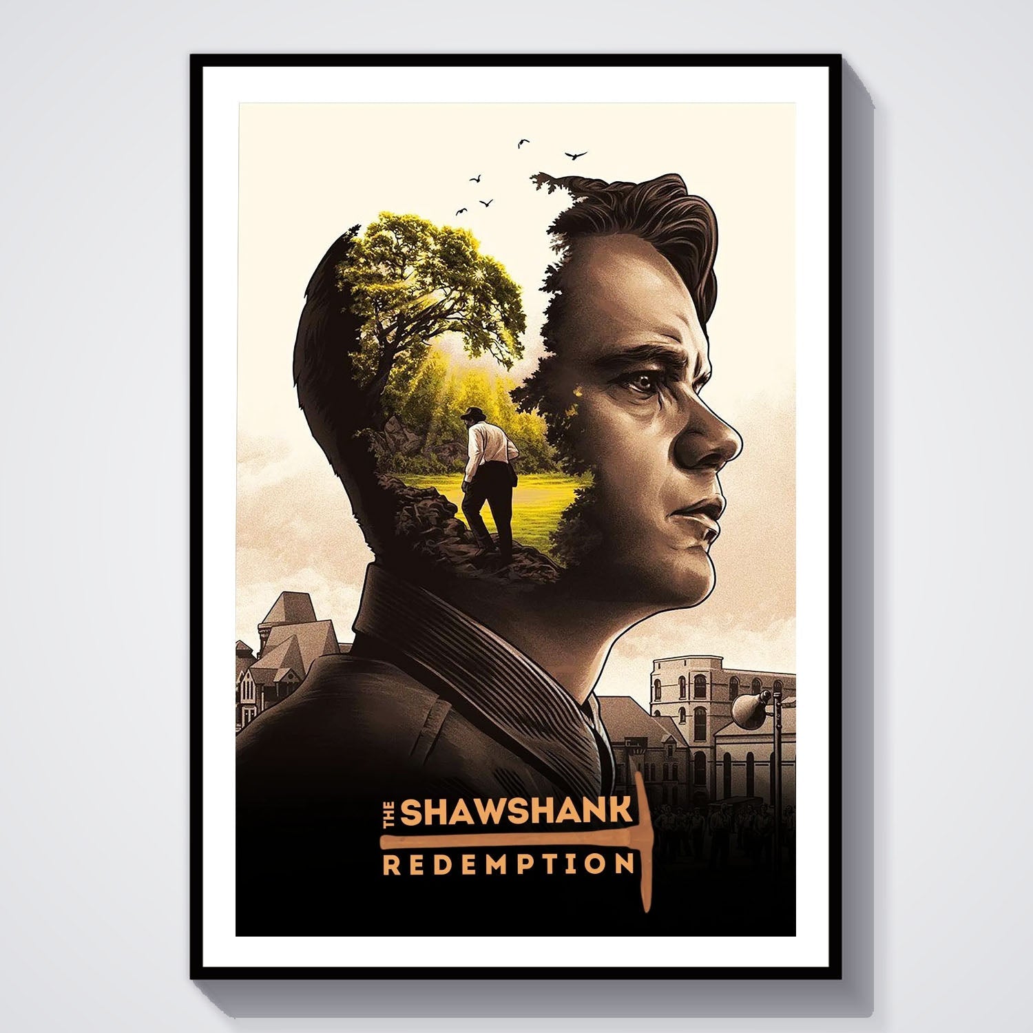 Flex Designs Poster The Shawshank Redemption Alternate 8 x 10" Home Goods - Movie 1994 Movie Poster