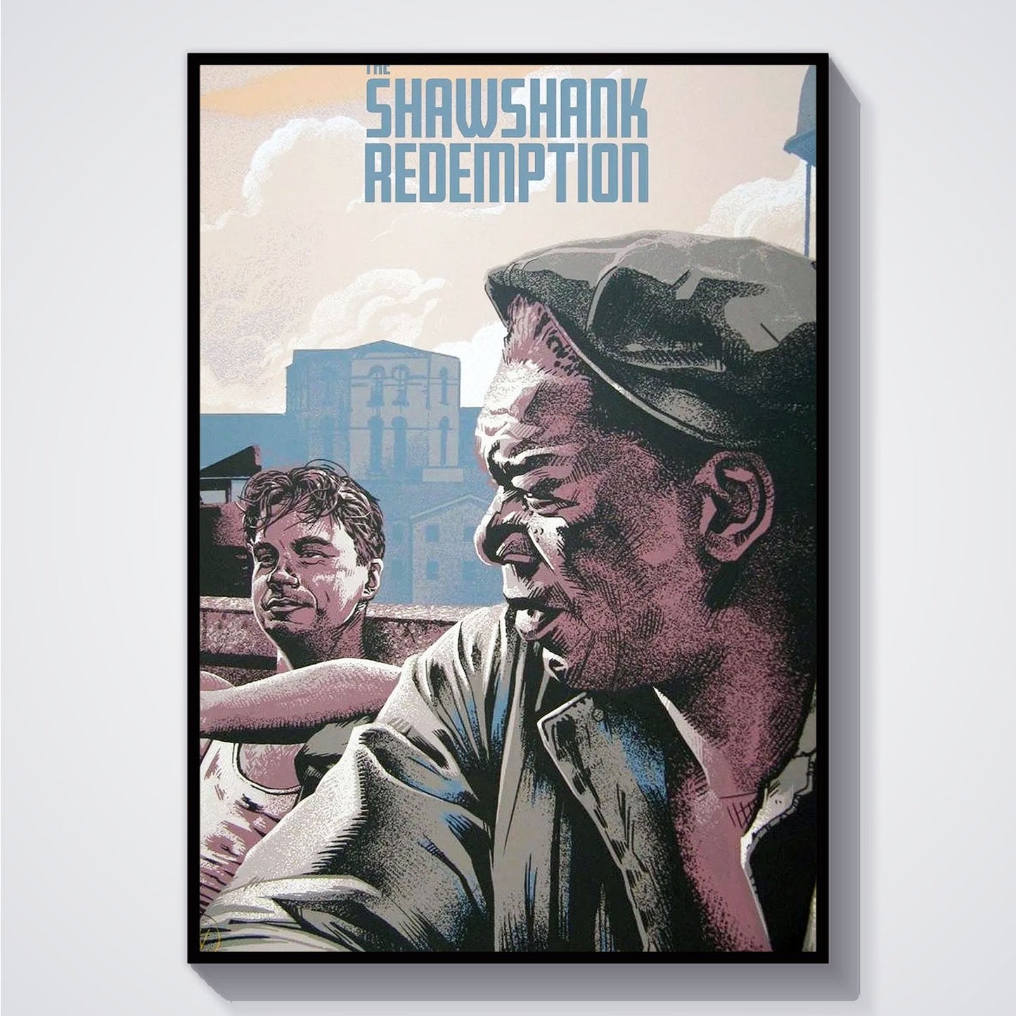 Flex Designs Poster The Shawshank Redemption Minimalist 5 x 7" Home Goods - Movie 1994 Movie Poster