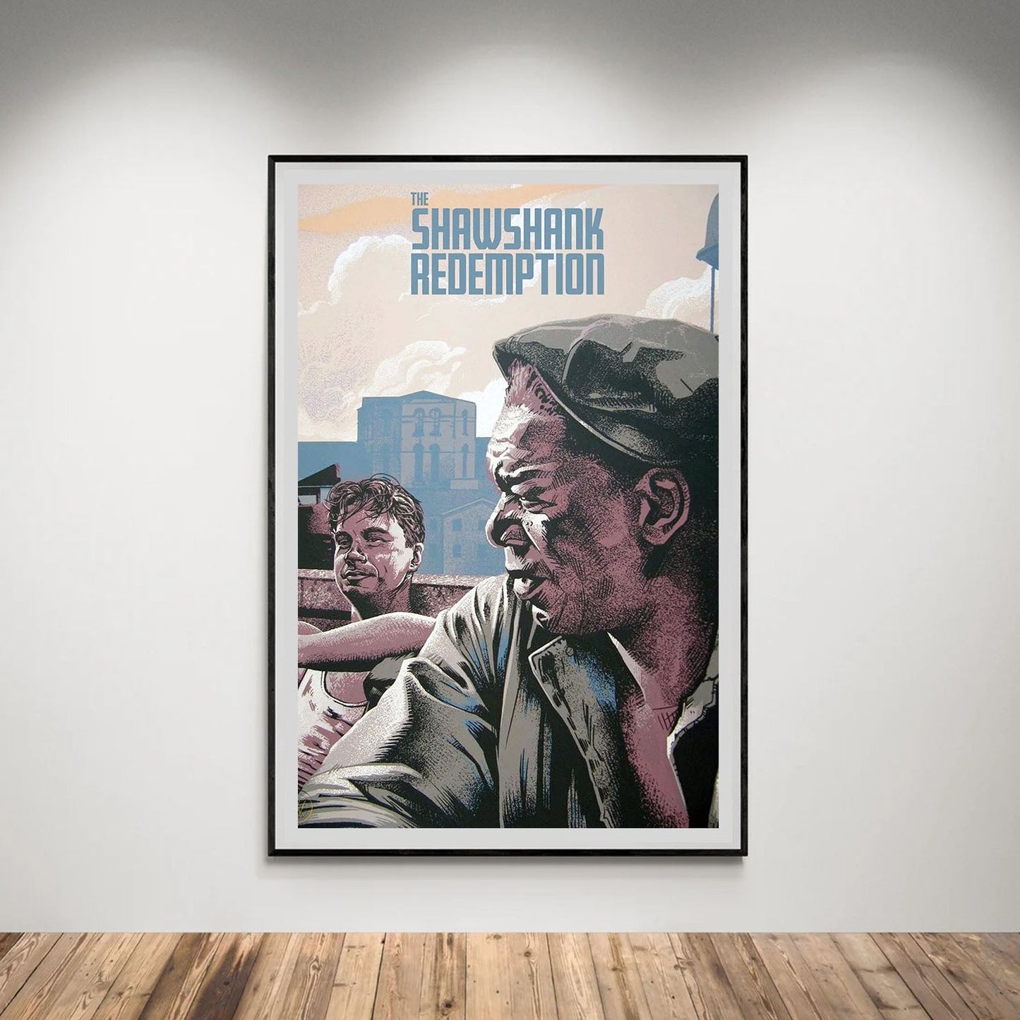 Flex Designs Poster The Shawshank Redemption Minimalist 5 x 7" Home Goods - Movie 1994 Movie Poster