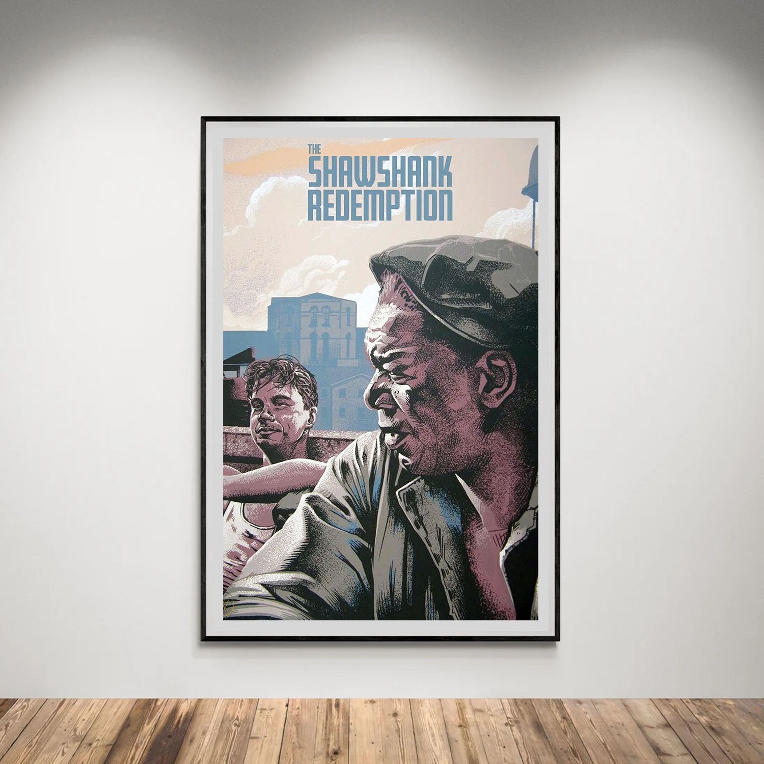 Flex Designs Poster The Shawshank Redemption Minimalist 5 x 7" Home Goods - Movie 1994 Movie Poster