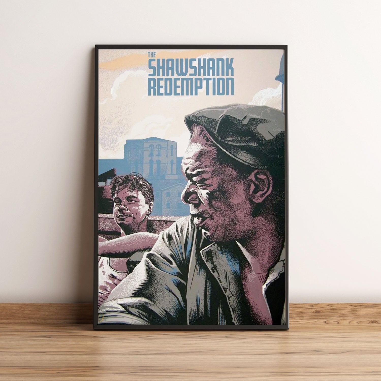 Flex Designs Poster The Shawshank Redemption Minimalist 5 x 7" Home Goods - Movie 1994 Movie Poster