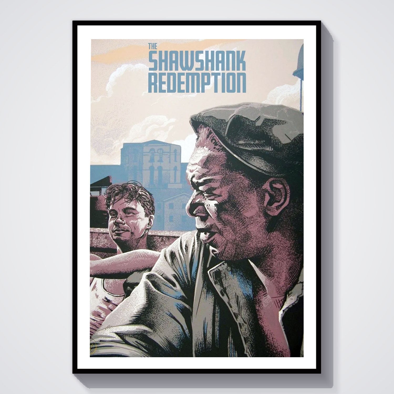 Flex Designs Poster The Shawshank Redemption Minimalist 8 x 10" Home Goods - Movie 1994 Movie Poster
