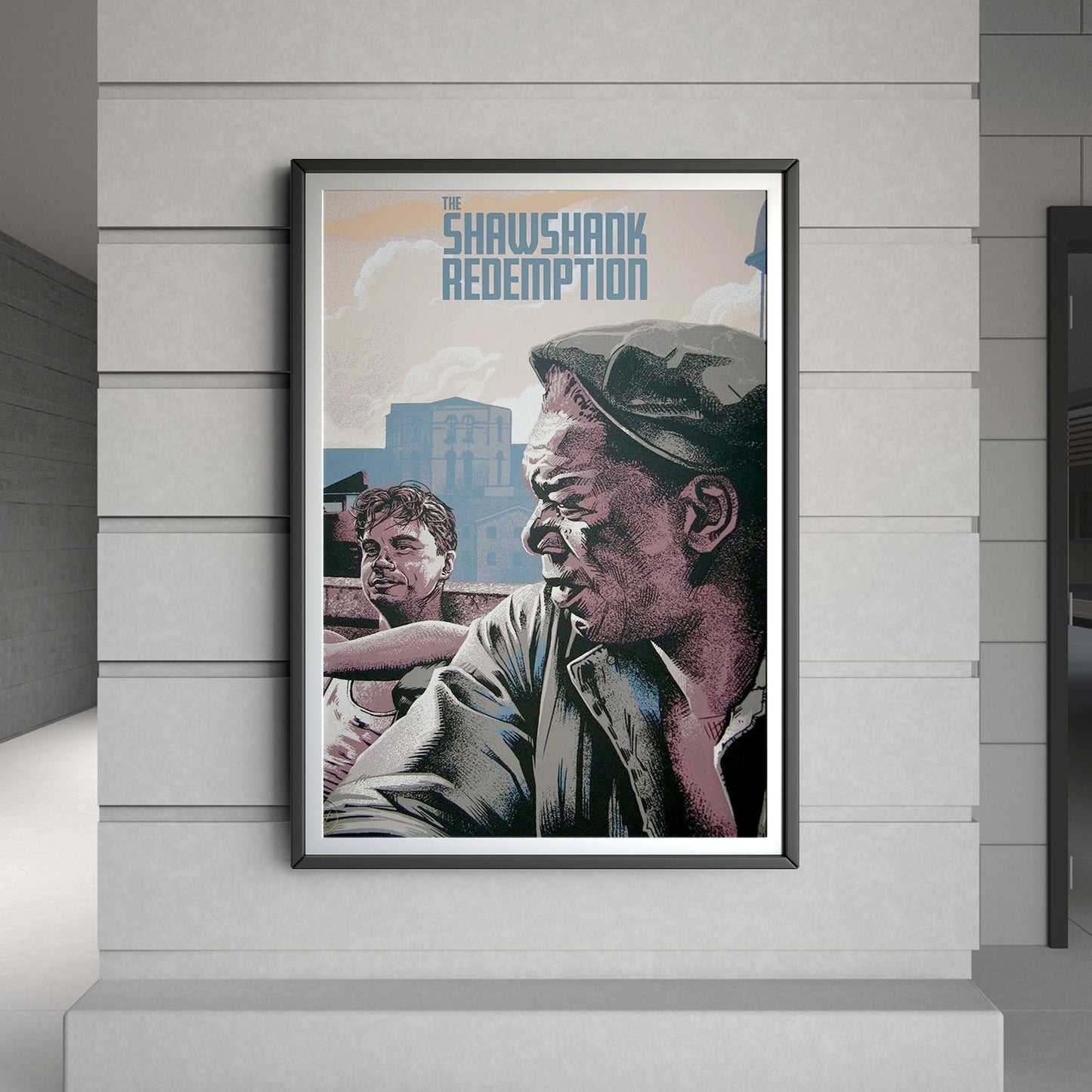 Flex Designs Poster The Shawshank Redemption Minimalist 8 x 10" Home Goods - Movie 1994 Movie Poster