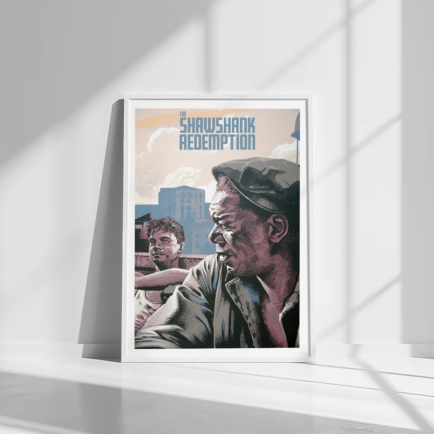 Flex Designs Poster The Shawshank Redemption Minimalist 8 x 10" Home Goods - Movie 1994 Movie Poster