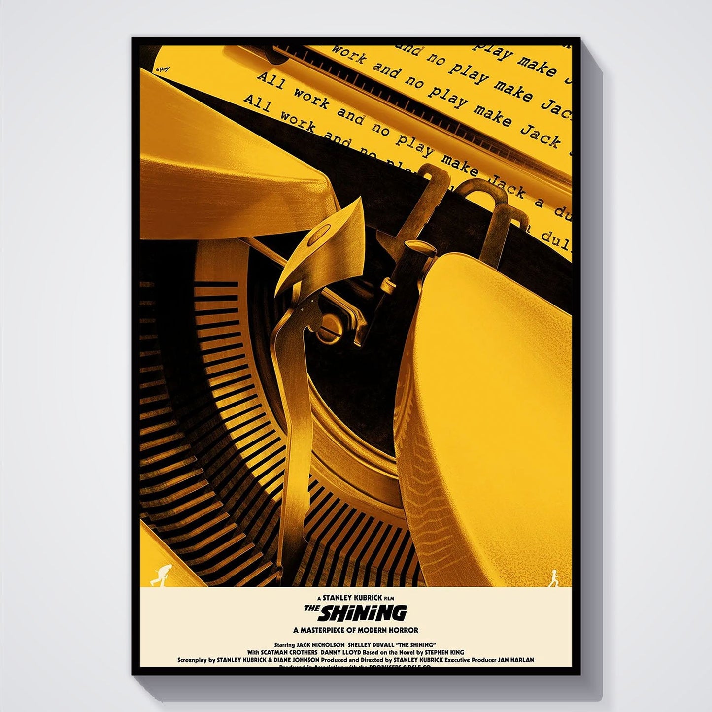 Flex Designs Poster The Shining Minimalist 5 x 7" Home Goods - Movie 1980 Movie Poster