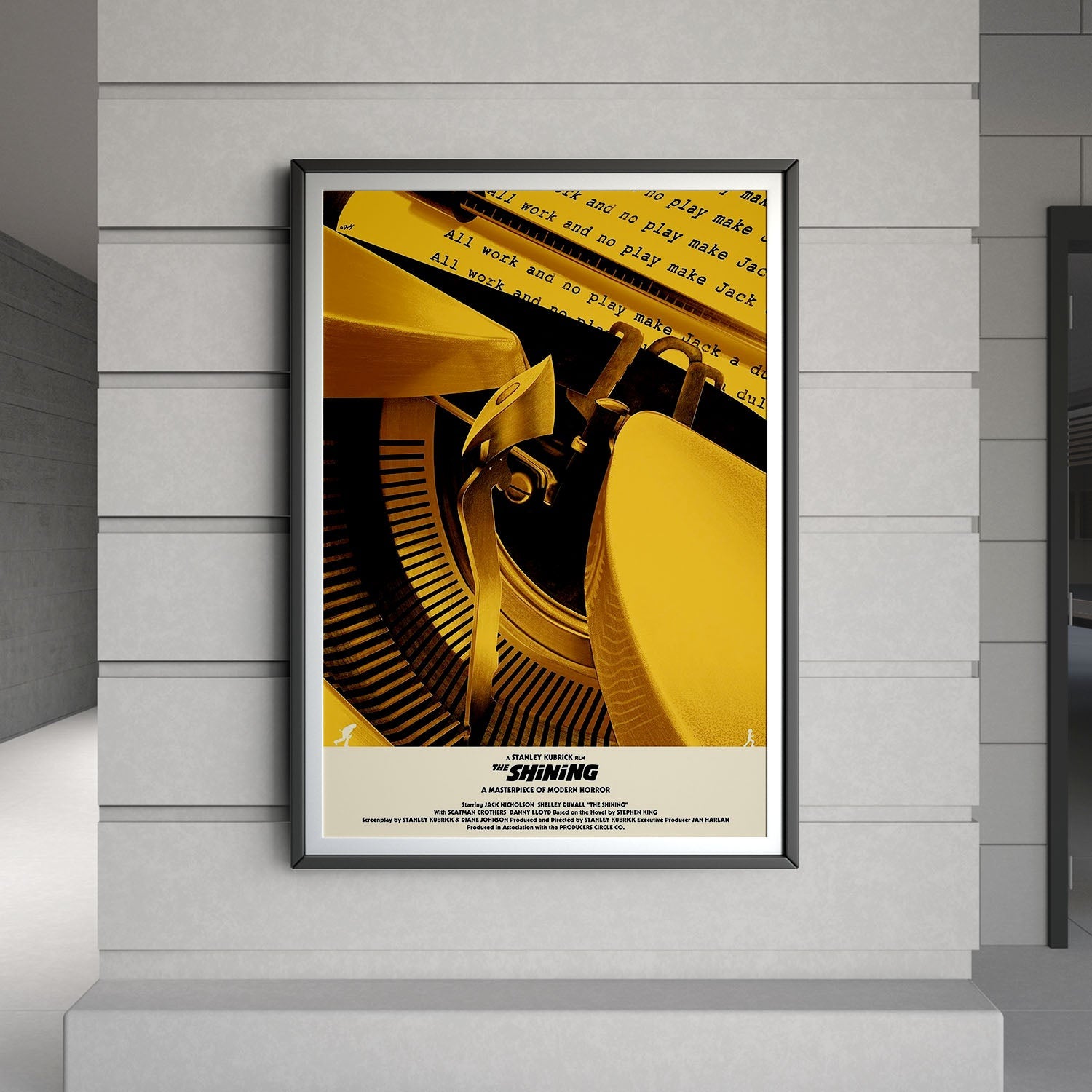Flex Designs Poster The Shining Minimalist 8 x 10" Home Goods - Movie 1980 Movie Poster