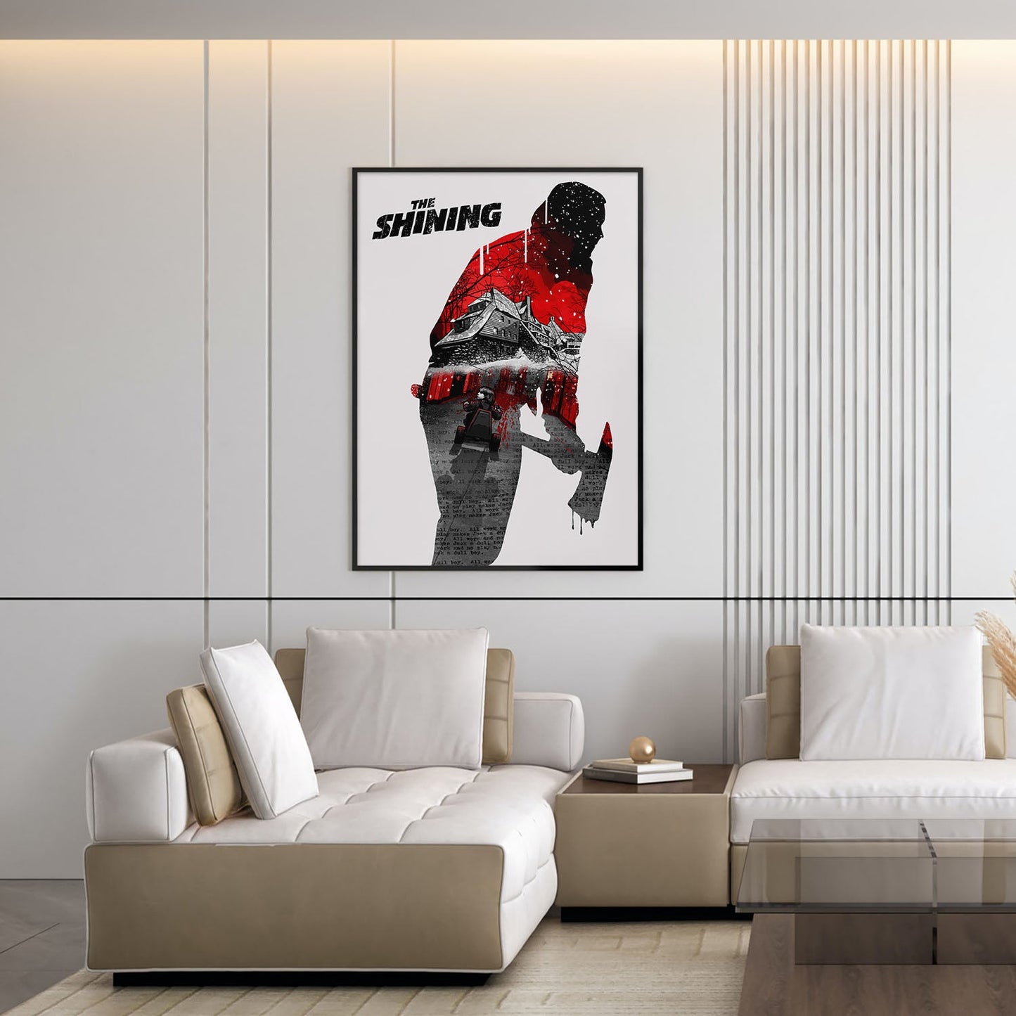 Flex Designs Poster The Shining Teaser 5 x 7" Home Goods - Movie 1980 Movie Poster