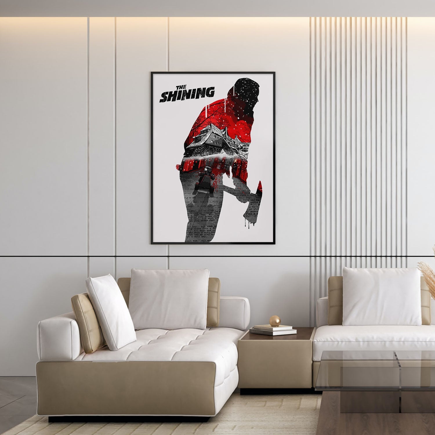 Flex Designs Poster The Shining Teaser 5 x 7" Home Goods - Movie 1980 Movie Poster