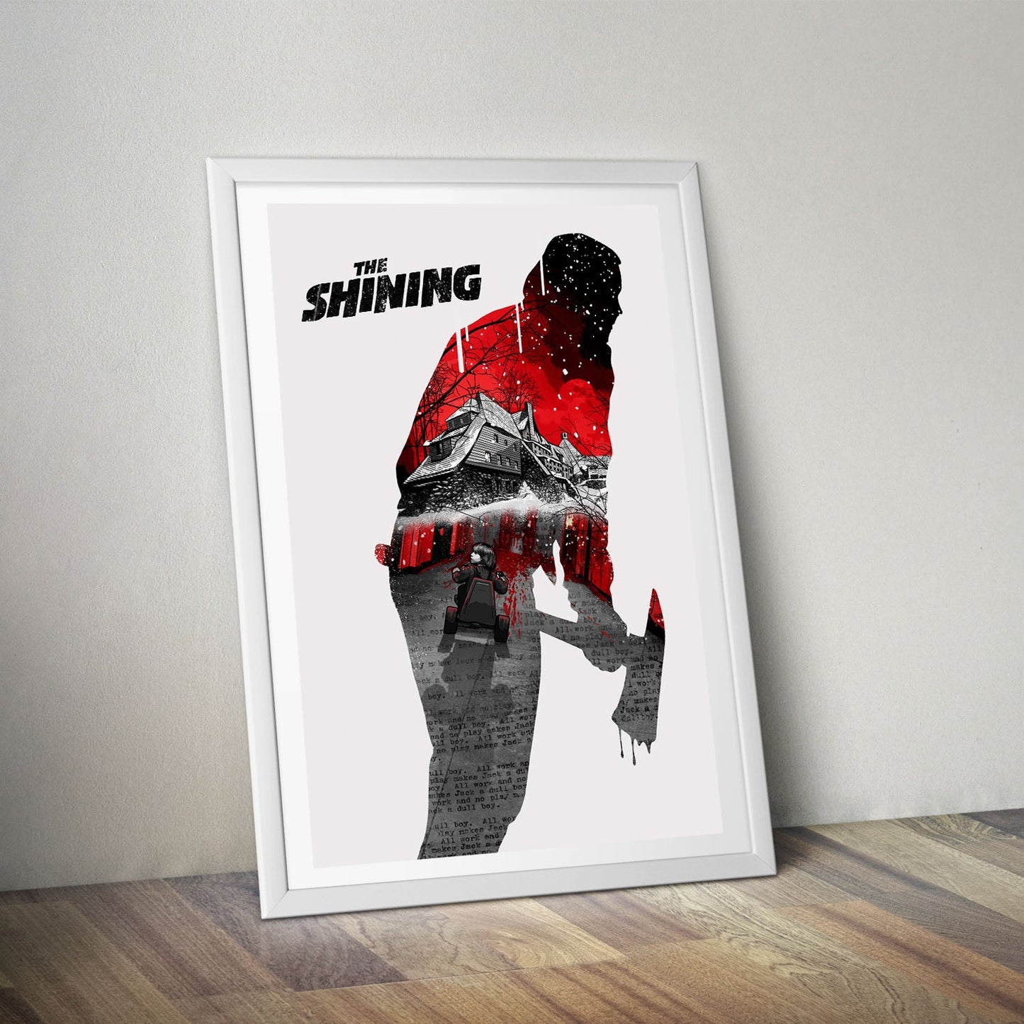 Flex Designs Poster The Shining Teaser 8 x 10" Home Goods - Movie 1980 Movie Poster
