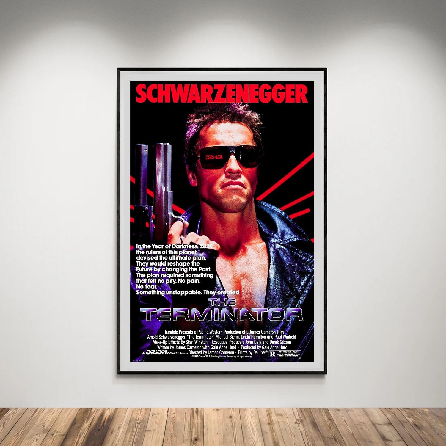 Flex Designs Poster The Terminator Original 5 x 7" Home Goods - Movie 1984 Movie Poster