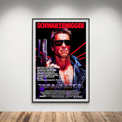 Flex Designs Poster The Terminator Original 5 x 7" Home Goods - Movie 1984 Movie Poster