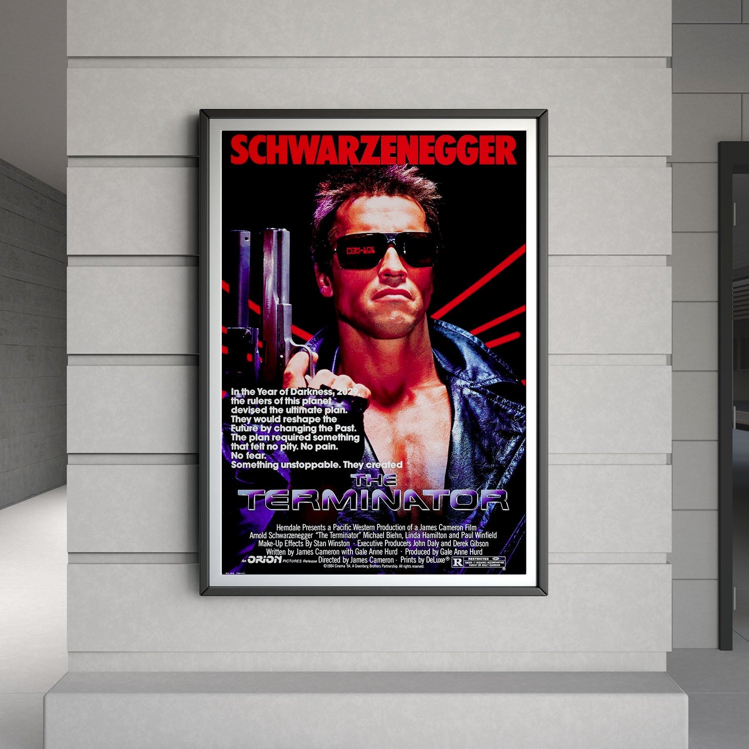 Flex Designs Poster The Terminator Original 8 x 10" Home Goods - Movie 1984 Movie Poster