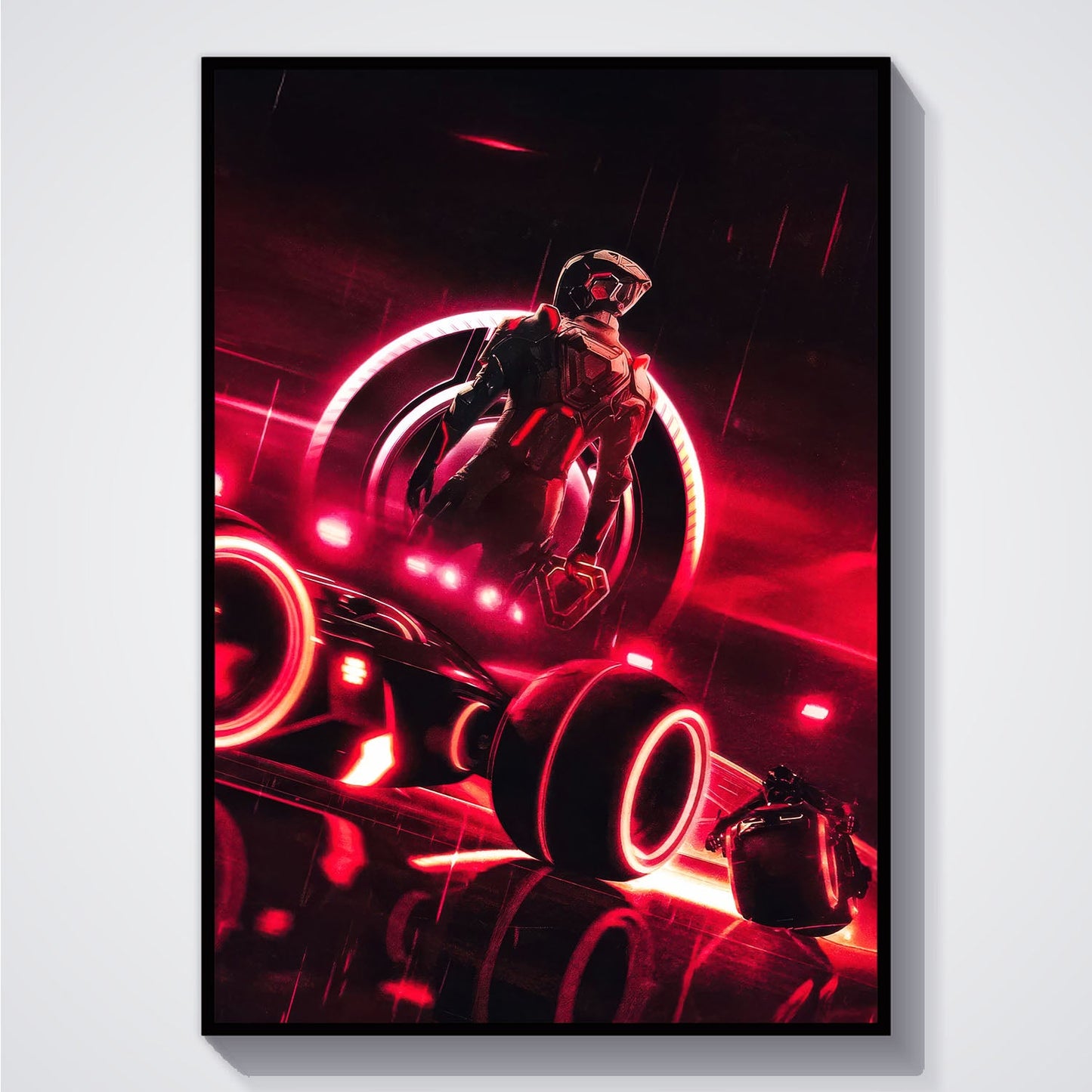 Flex Designs Poster Tron Ares Cartoon 5 x 7" Home Goods - Movie 2025 Movie Poster