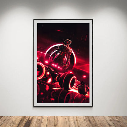 Flex Designs Poster Tron Ares Cartoon 5 x 7" Home Goods - Movie 2025 Movie Poster