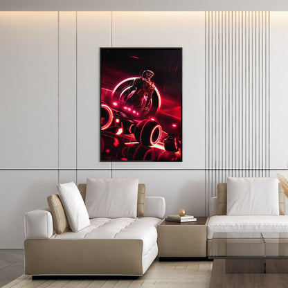 Flex Designs Poster Tron Ares Cartoon 5 x 7" Home Goods - Movie 2025 Movie Poster