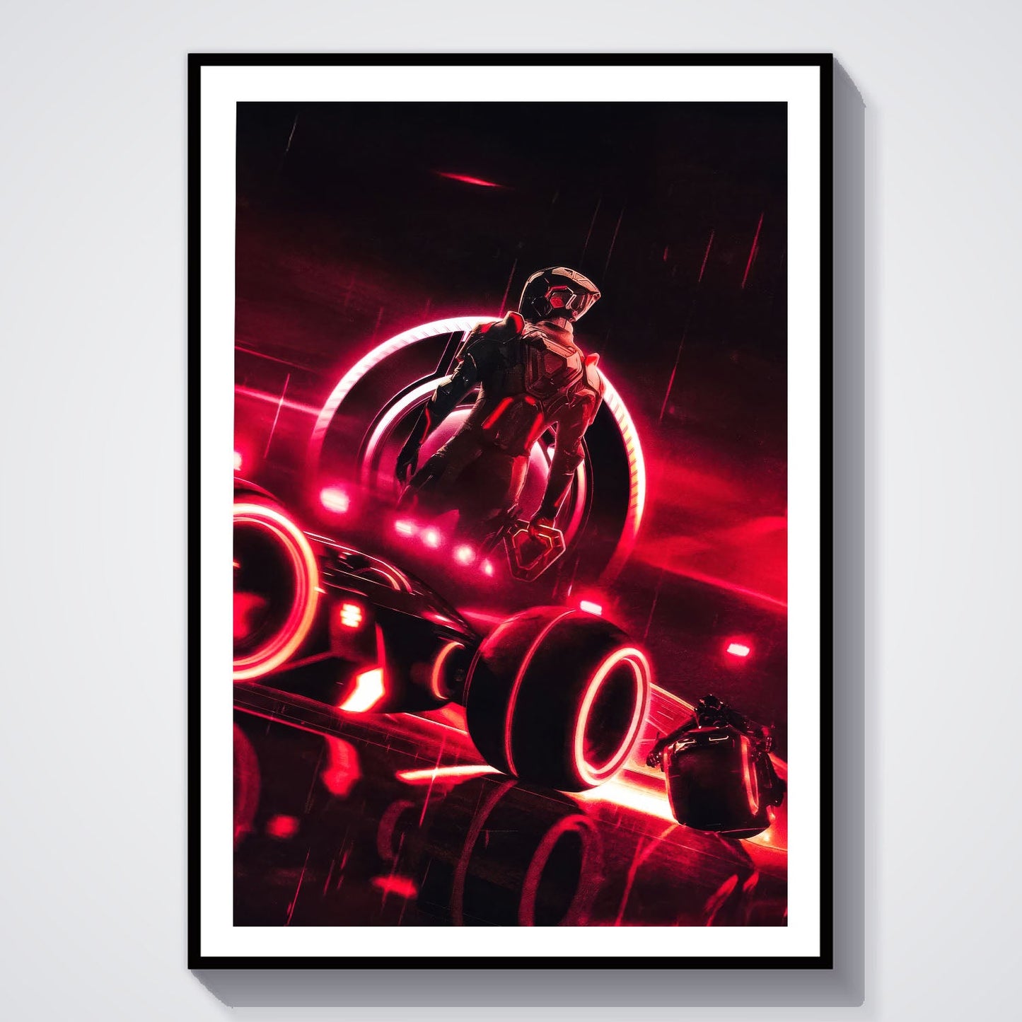 Flex Designs Poster Tron Ares Cartoon 8 x 10" Home Goods - Movie 2025 Movie Poster