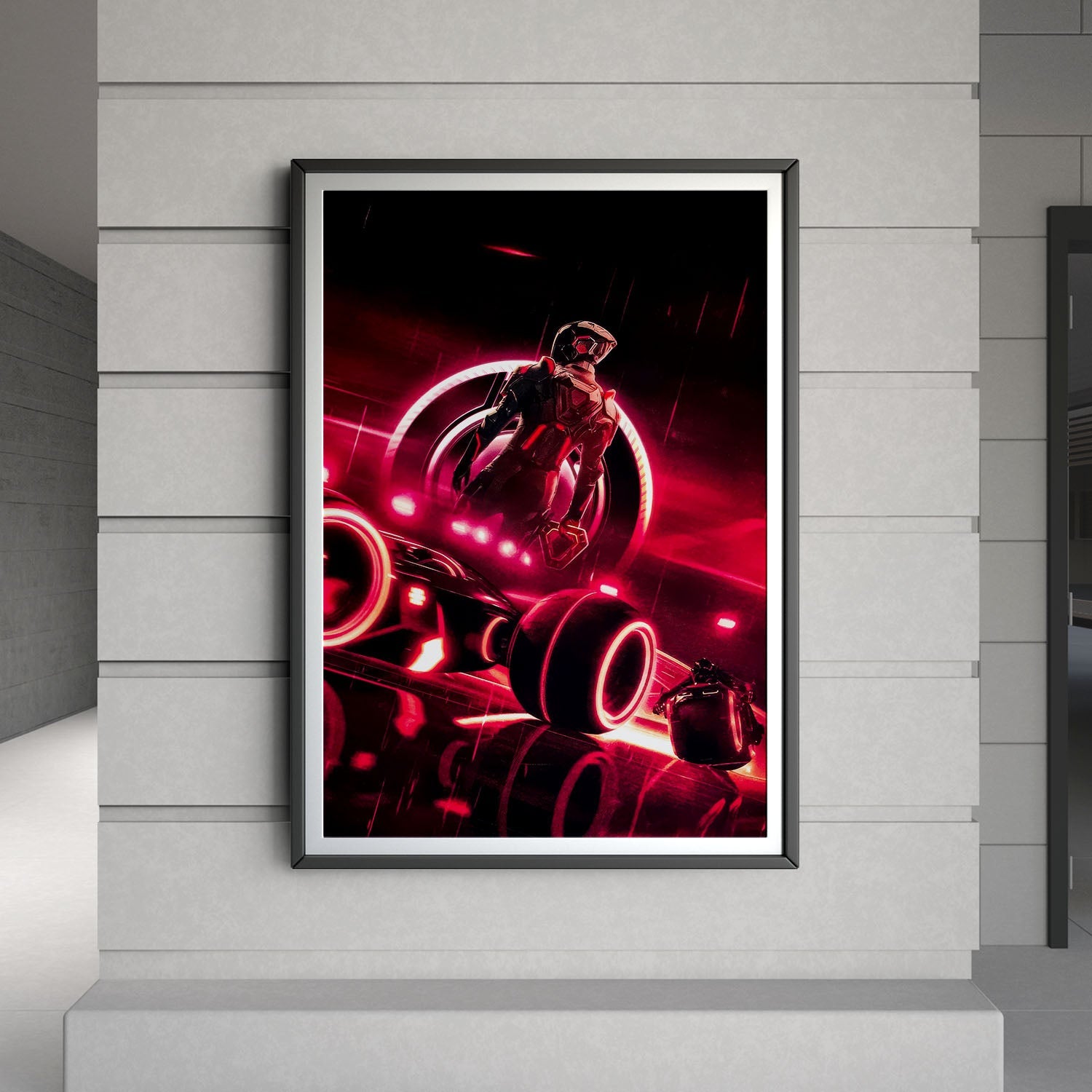Flex Designs Poster Tron Ares Cartoon 8 x 10" Home Goods - Movie 2025 Movie Poster