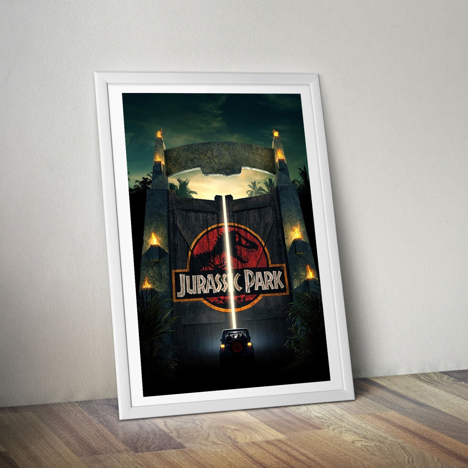 Flex Designs Poster Welcome to Jurassic Park 8 x 10" Home Goods - Movie 1993 Movie Poster