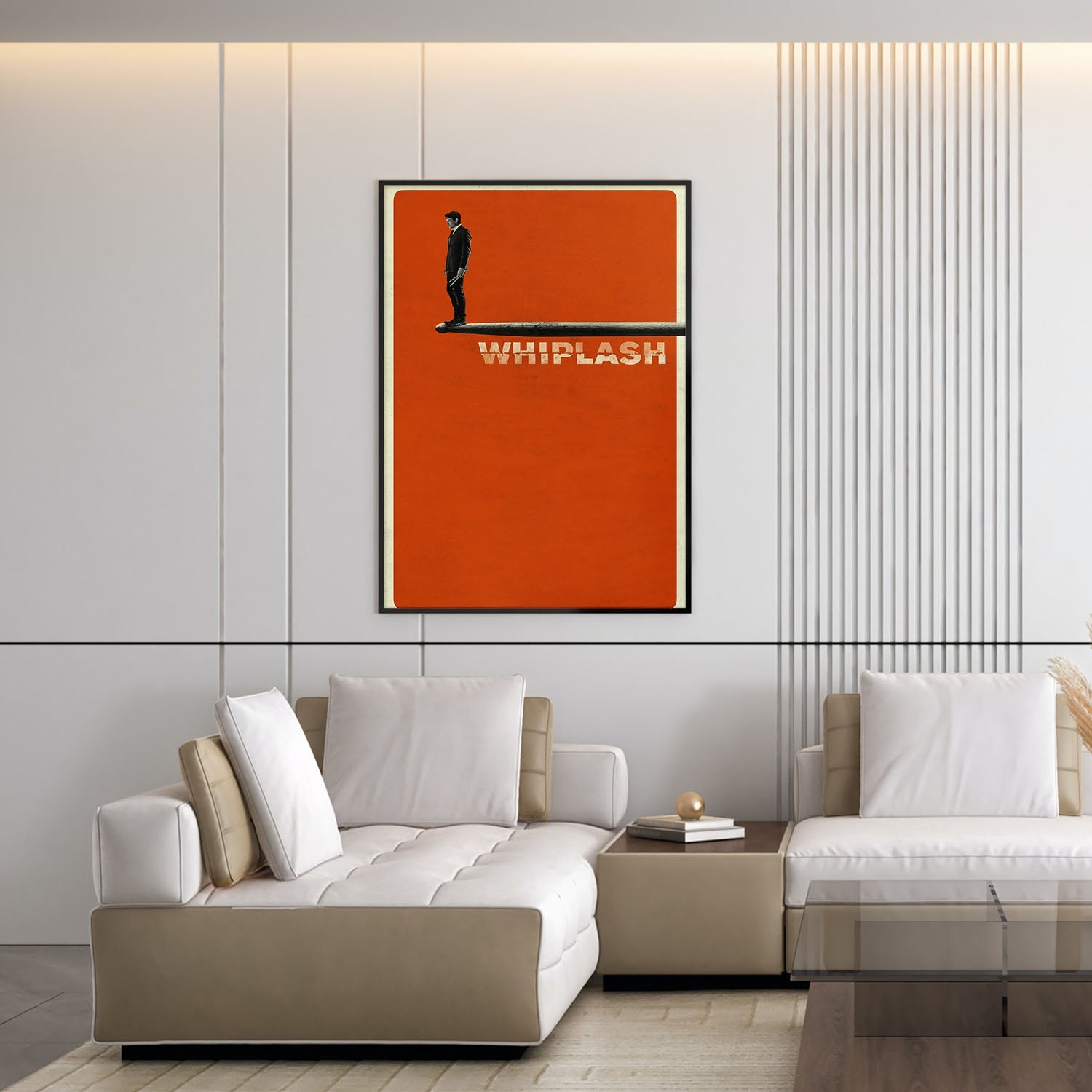 Flex Designs Poster Whiplash Minimalist 5 x 7" Home Goods - Movie 2014 Movie Poster