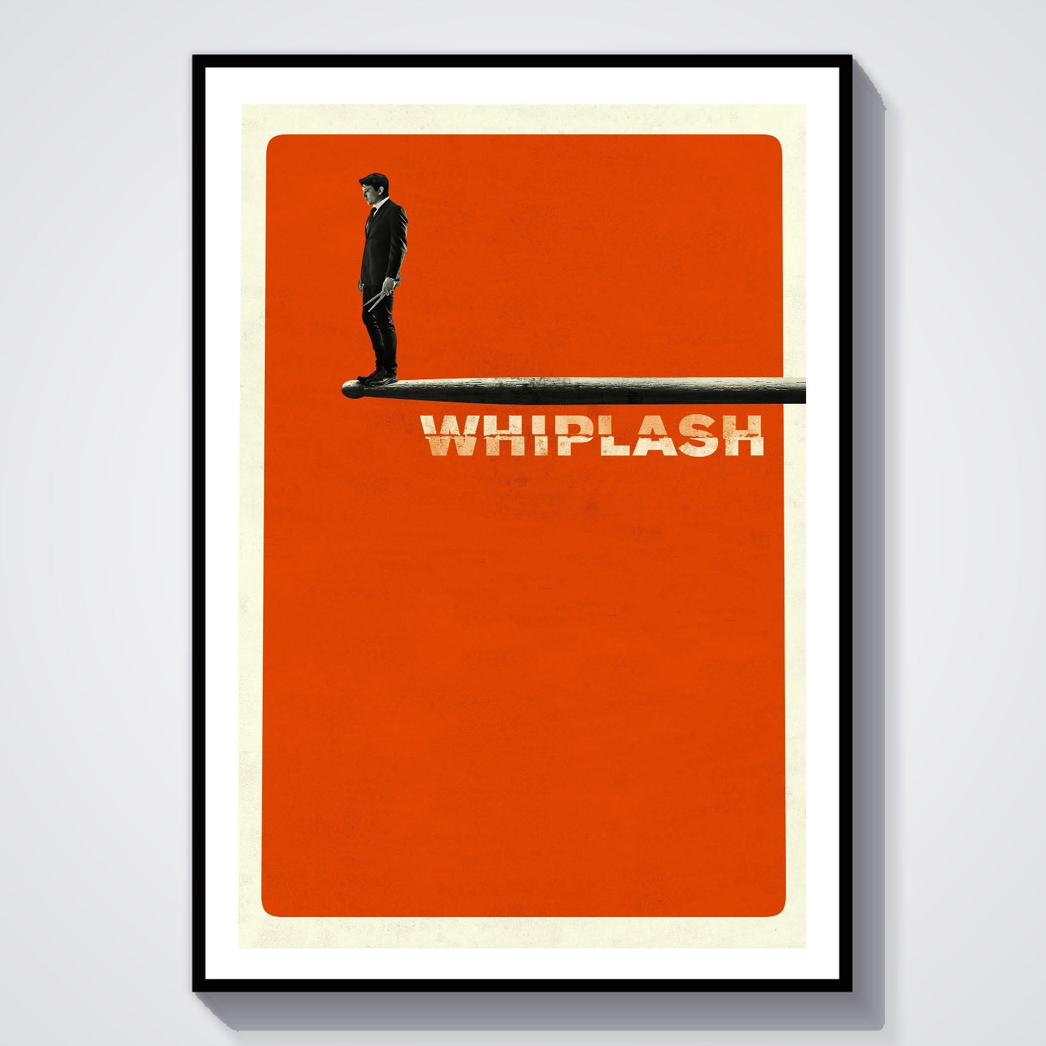 Flex Designs Poster Whiplash Minimalist 8 x 10" Home Goods - Movie 2014 Movie Poster