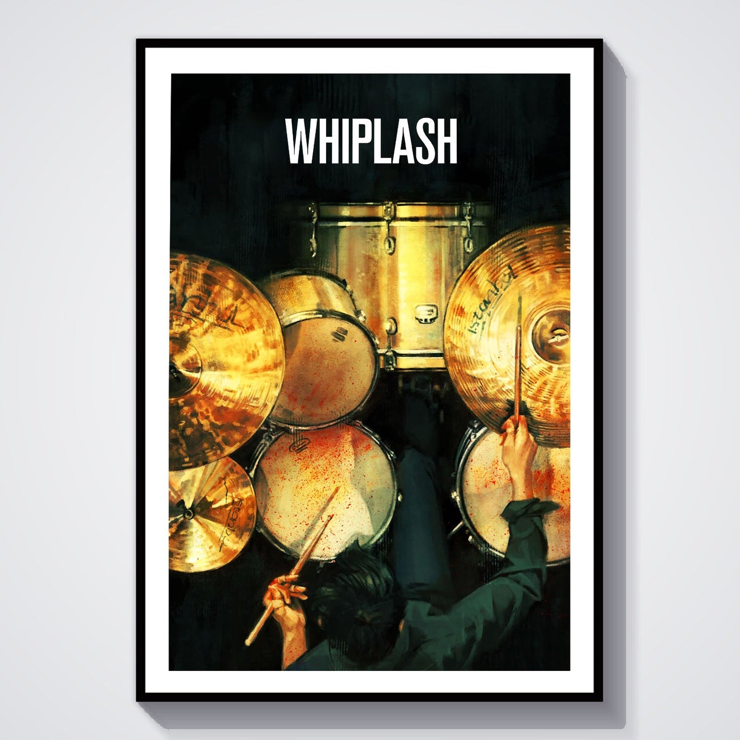 Flex Designs Poster Whiplash Drums 8 x 10" Home Goods - Movie 2014 Movie Poster